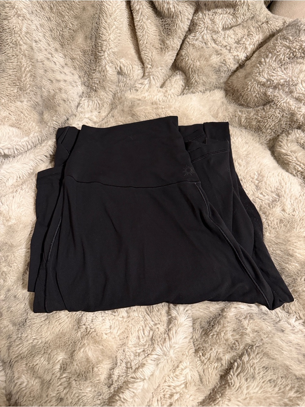 aerie Black XTRA High Waisted Trouser